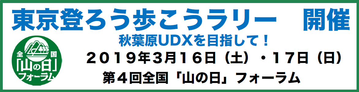 東京登ろう歩こうラリー