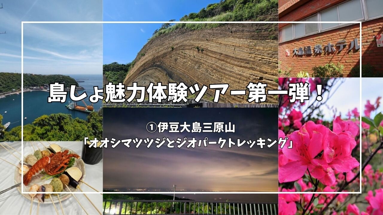 島しょ魅力体験ツアーレポート①【伊豆大島三原山】